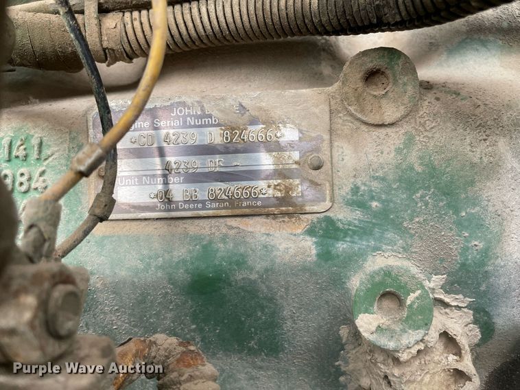 image for item JE9491 Sullair 185Q  air compressor