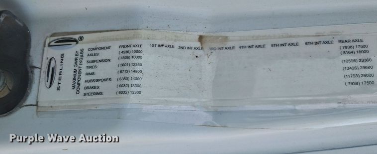 image for item DN7062 2006 Sterling Acterra  utility / service truck