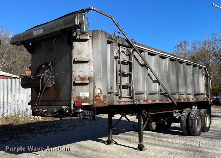 image for item DP0219 1999 Dierzen  end dump trailer