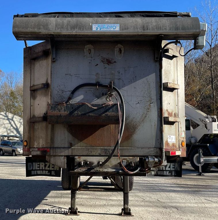 image for item DP0219 1999 Dierzen  end dump trailer