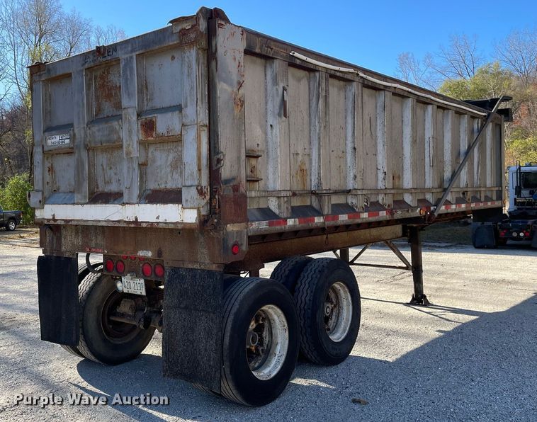image for item DP0219 1999 Dierzen  end dump trailer