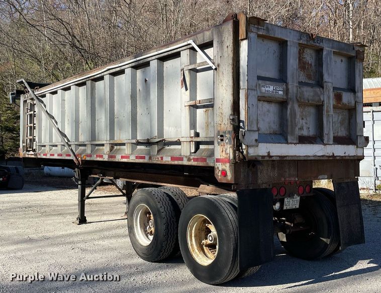 image for item DP0219 1999 Dierzen  end dump trailer