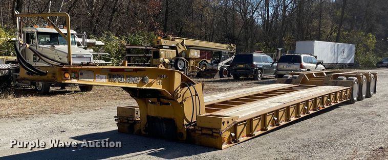 image for item DP0227 1991 Trail King TM100MDG-483  lowboy equipment trailer