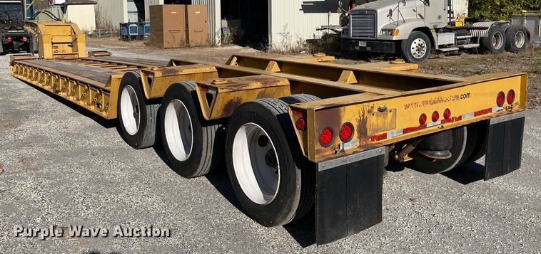 image for item DP0227 1991 Trail King TM100MDG-483  lowboy equipment trailer