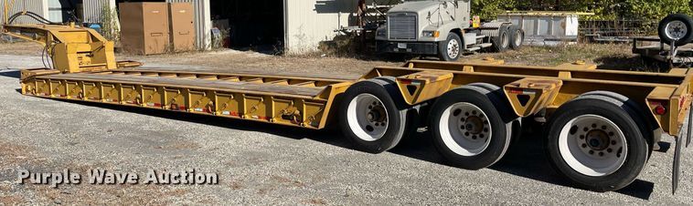 image for item DP0227 1991 Trail King TM100MDG-483  lowboy equipment trailer