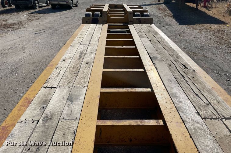 image for item DP0227 1991 Trail King TM100MDG-483  lowboy equipment trailer