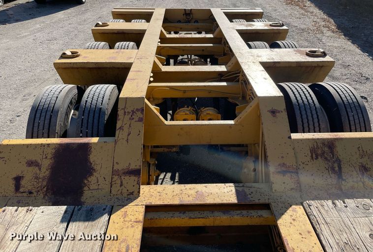 image for item DP0227 1991 Trail King TM100MDG-483  lowboy equipment trailer