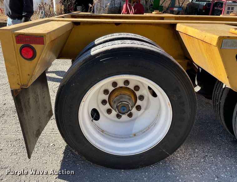 image for item DP0227 1991 Trail King TM100MDG-483  lowboy equipment trailer