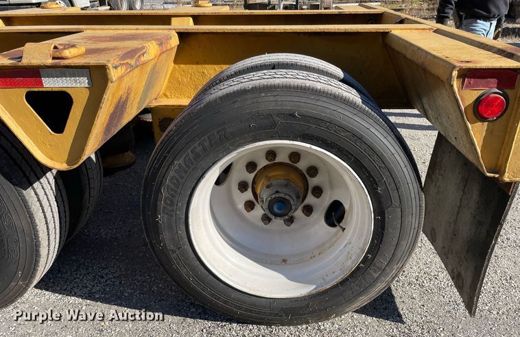 image for item DP0227 1991 Trail King TM100MDG-483  lowboy equipment trailer
