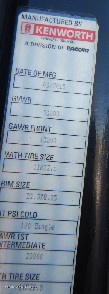 image for item DR5876 2016 Kenworth T880  semi truck