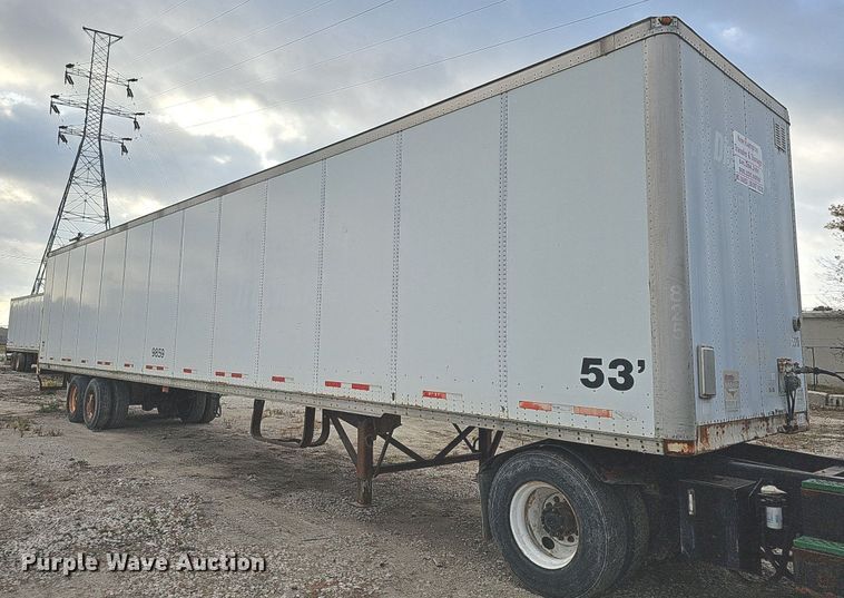image for item DS5653 1999 Wabash National  dry van trailer