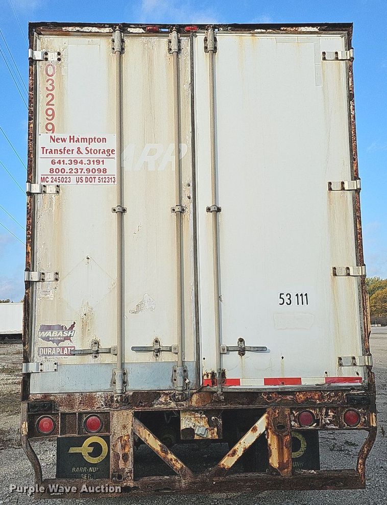 image for item DS5654 2000 Wabash National  dry van trailer