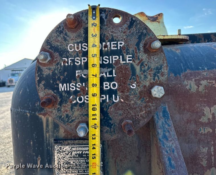 image for item DW2931 Wastequip Waste Shuttle  liquid roll-off container