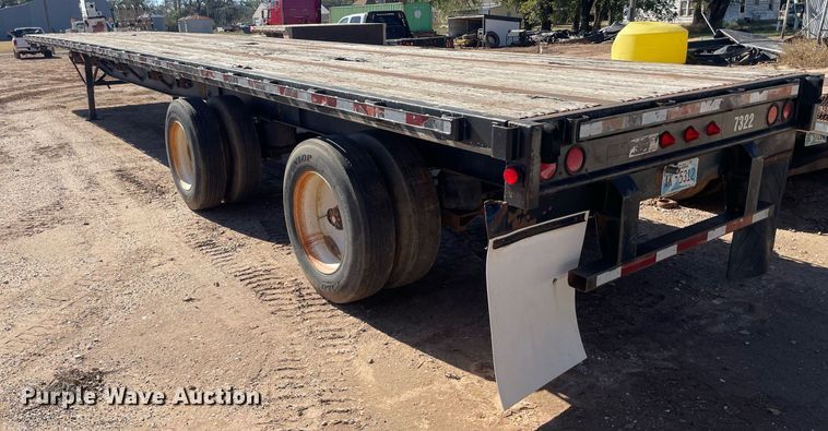 image for item GG9795 1996 Fruehauf PAA-NT1-NT1S-48W  flatbed trailer