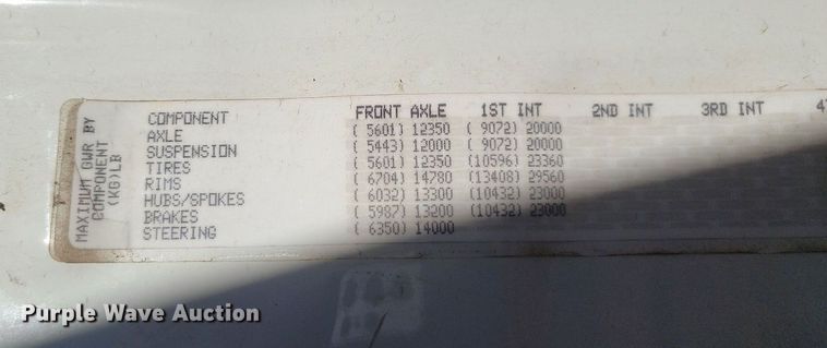 image for item JG9642 2012 Freightliner Cascadia  semi truck