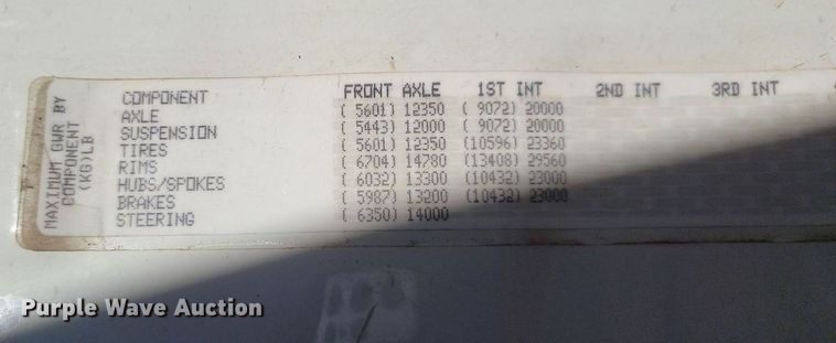 image for item JG9642 2012 Freightliner Cascadia  semi truck