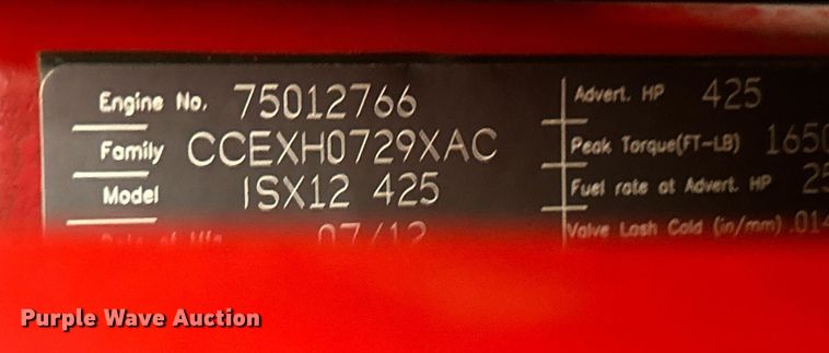 image for item KH9557 2013 Freightliner Cascadia  semi truck