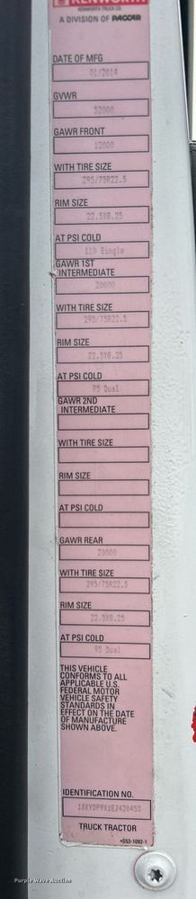 image for item KH9559 2014 Kenworth T680  semi truck