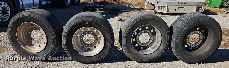 image for item LB9593 (4) Michelin X One tires and wheels