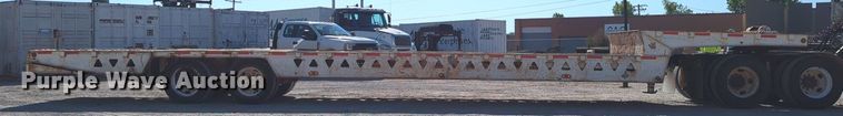 image for item LY9352 2001 Trail King  drop deck equipment trailer