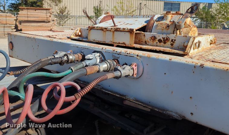 image for item LY9352 2001 Trail King  drop deck equipment trailer