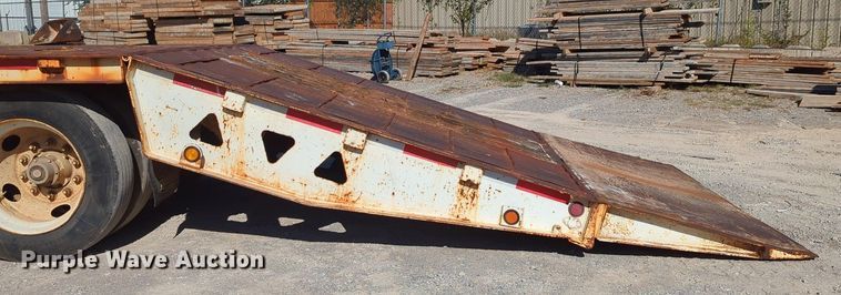 image for item LY9352 2001 Trail King  drop deck equipment trailer
