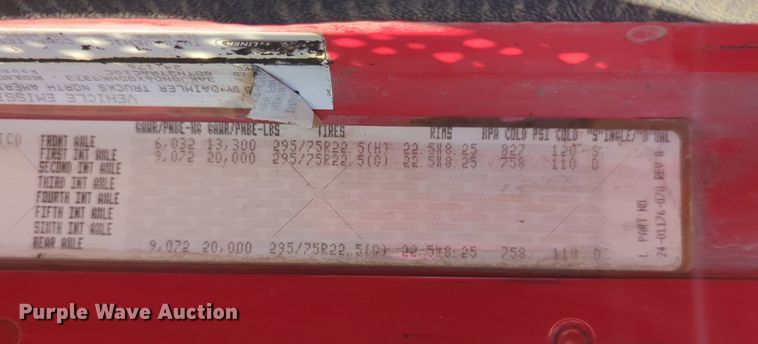 image for item LY9476 2016 Freightliner Coronado 122SD  semi truck