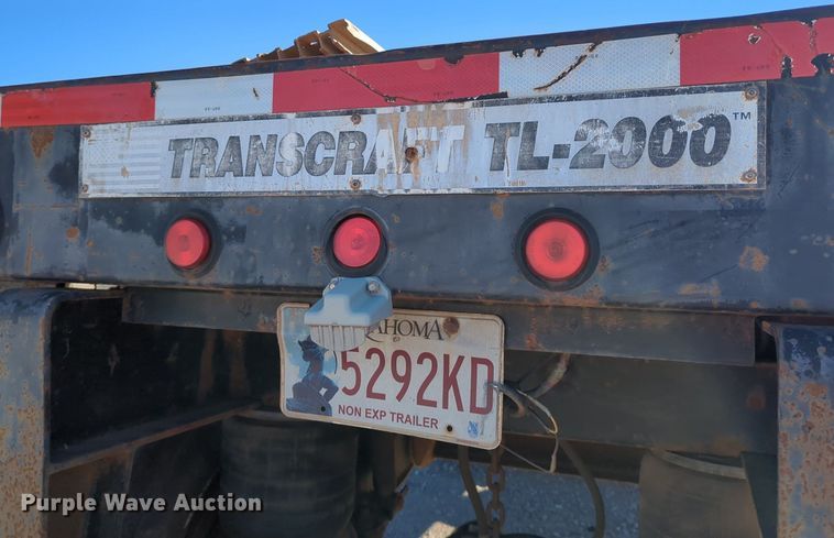 image for item LY9477 1996 Transcraft TL-2000  flatbed trailer