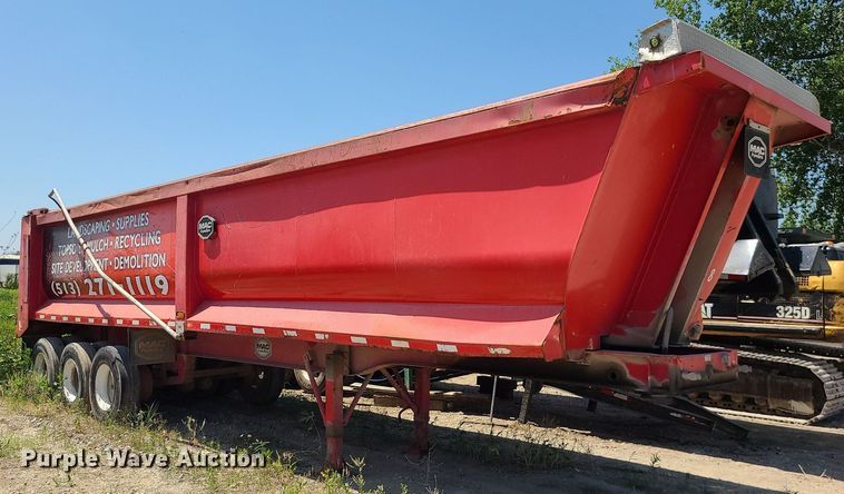 image for item MO9903 2012 MAC end dump trailer