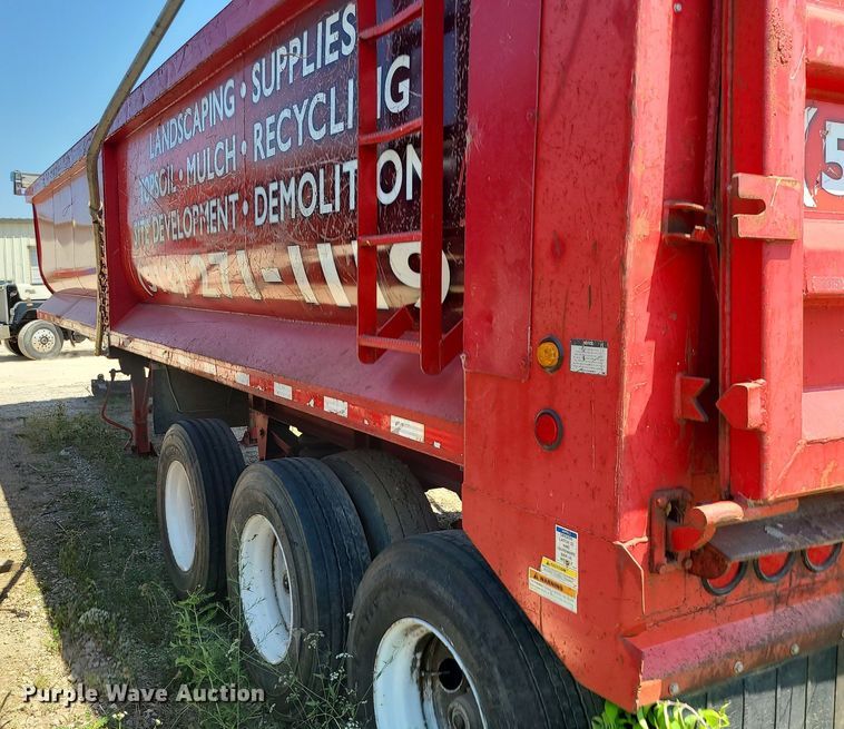 image for item MO9903 2012 MAC end dump trailer