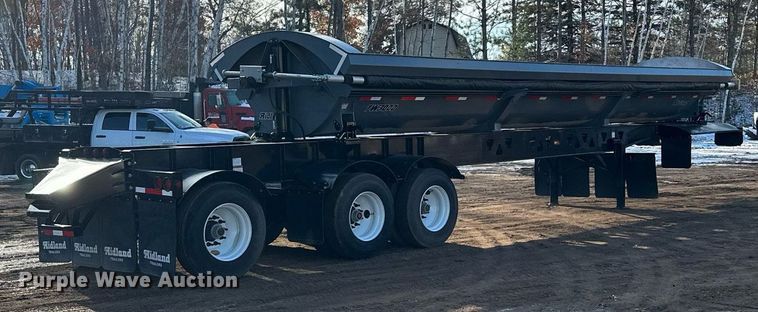 image for item MQ9529 2022 Midland MG46TW3000  side dump trailer