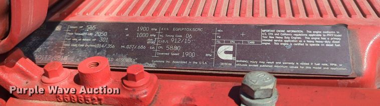 image for item MX9417 2023 Peterbilt 389  semi truck