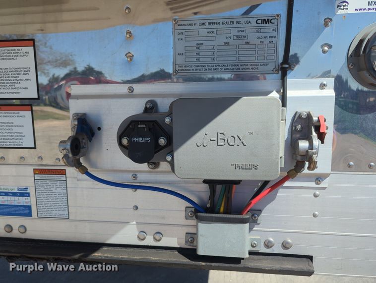 image for item MX9418 2023 CIMC Cool Globe  refrigerated van trailer