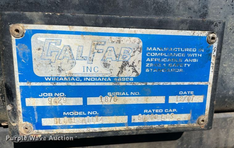 image for item NA9697 2008 Sterling LT9500  roll-off container truck