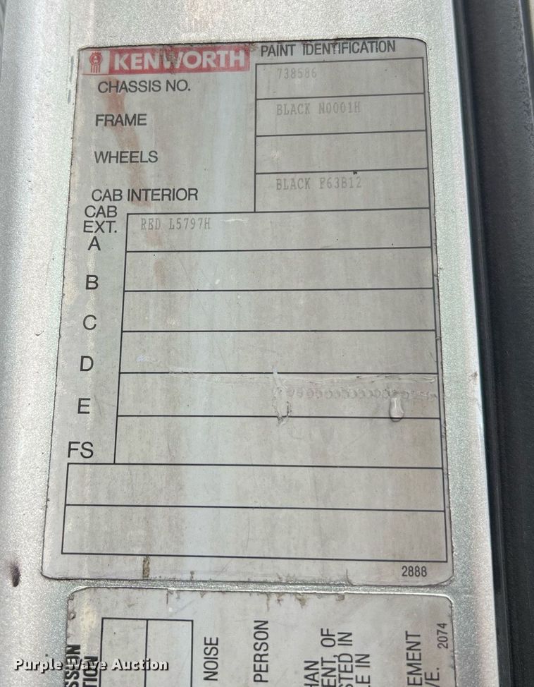 image for item NI9129 1997 Kenworth T2000  fuel truck