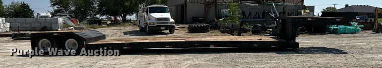 image for item NL9675 1991 Talbert TDW-30-HRG-T1  lowboy equipment trailer