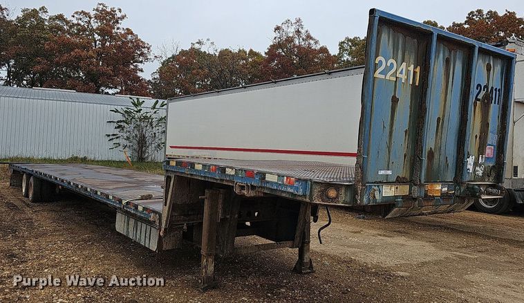 image for item NP9056 2006 Trail King TK70LCS-532  drop deck trailer