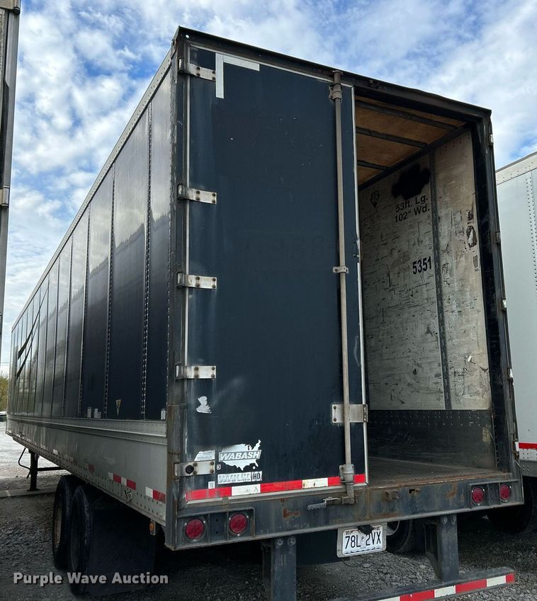 image for item NR9381 2007 Wabash DVHDHPC  dry van trailer