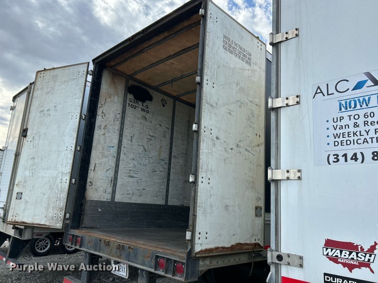 image for item NR9381 2007 Wabash DVHDHPC  dry van trailer