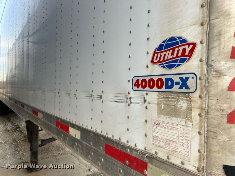 image for item NR9382 2009 Utility Trailers VS2DX  dry van trailer