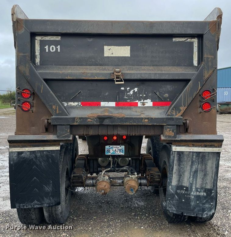 image for item NZ9016 2000 Travis  end dump trailer