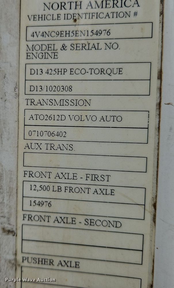 image for item NZ9042 2014 Volvo VNL  semi truck