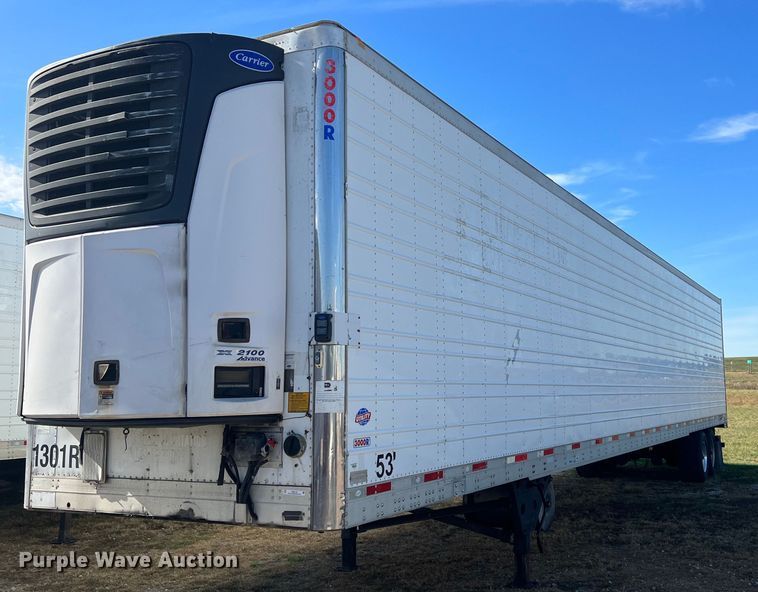 image for item OA9133 2013 Utility  refrigerated van trailer