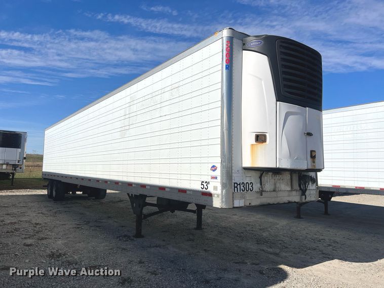 image for item OA9136 2013 Utility  refrigerated van trailer