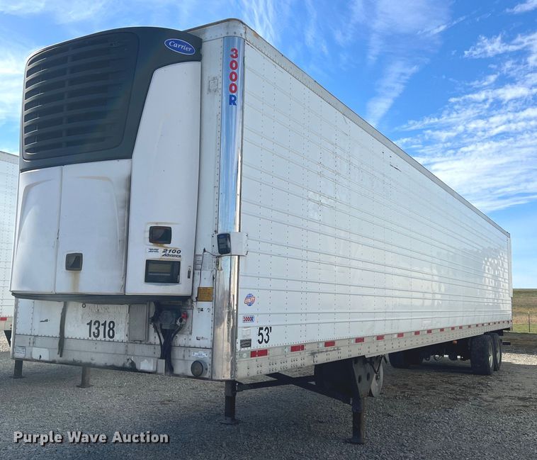 image for item OA9140 2013 Utility  refrigerated van trailer