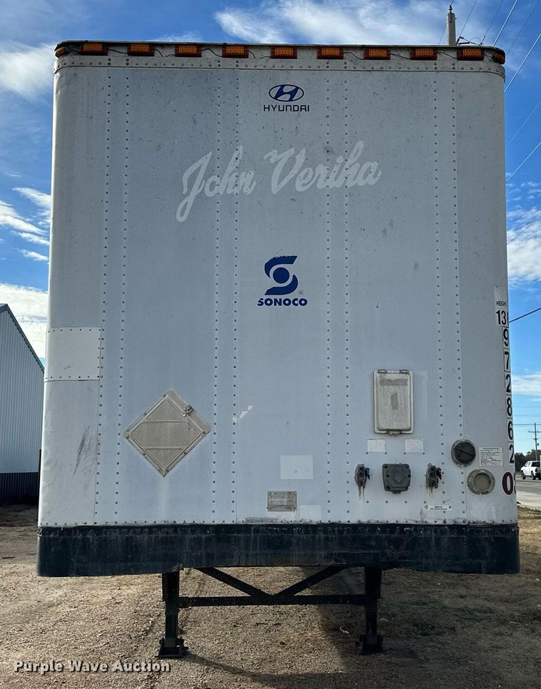 image for item OK9144 2001 Hyundai VI2530152JSA  dry van trailer