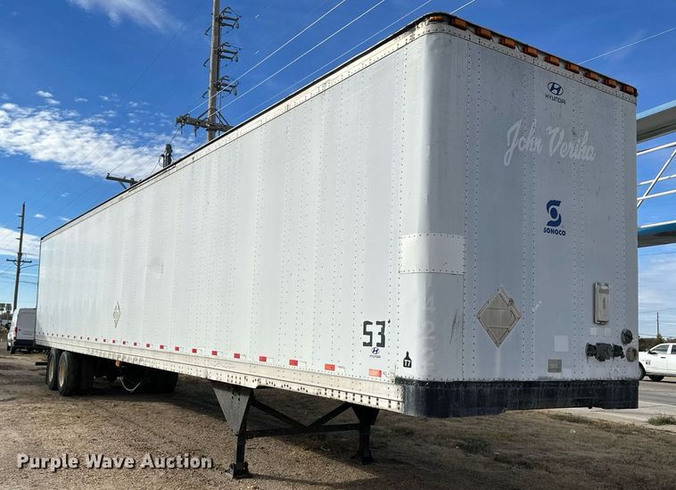 image for item OK9144 2001 Hyundai VI2530152JSA  dry van trailer