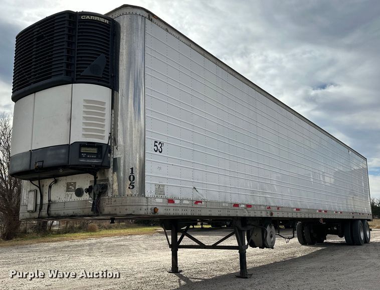 image for item OK9189 2007 Wabash  refrigerated van trailer