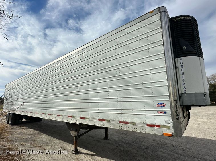 image for item OK9190 2007 Utility 3000R  refrigerated van trailer