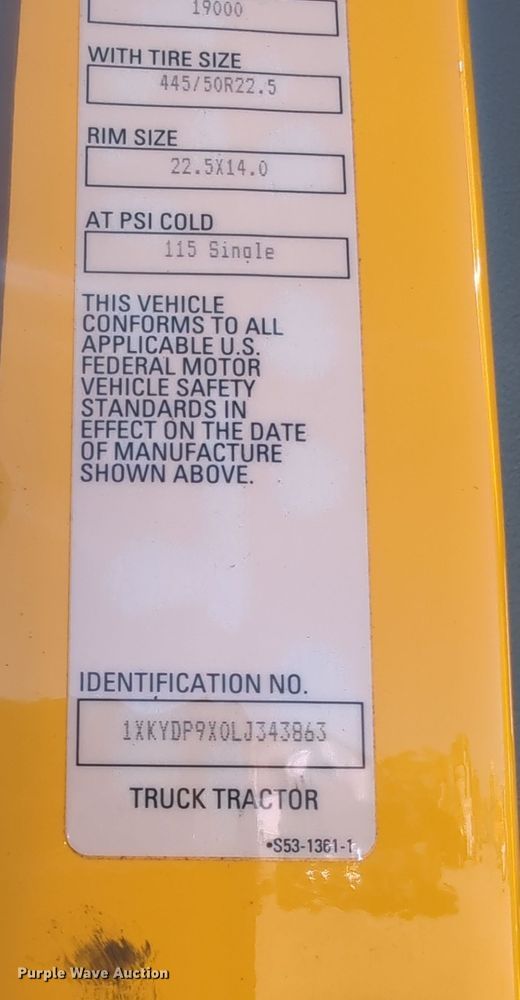 image for item OL9133 2020 Kenworth T680  semi truck